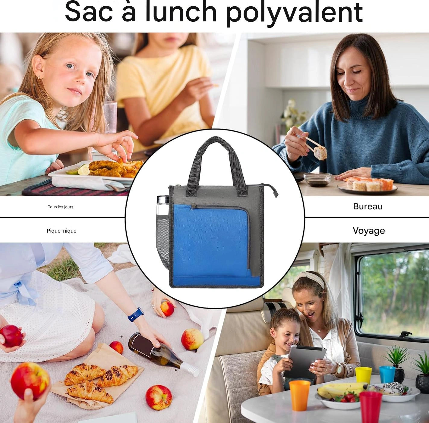 IsoSac™ – Le sac qui garde vos repas chauds plus longtemps !