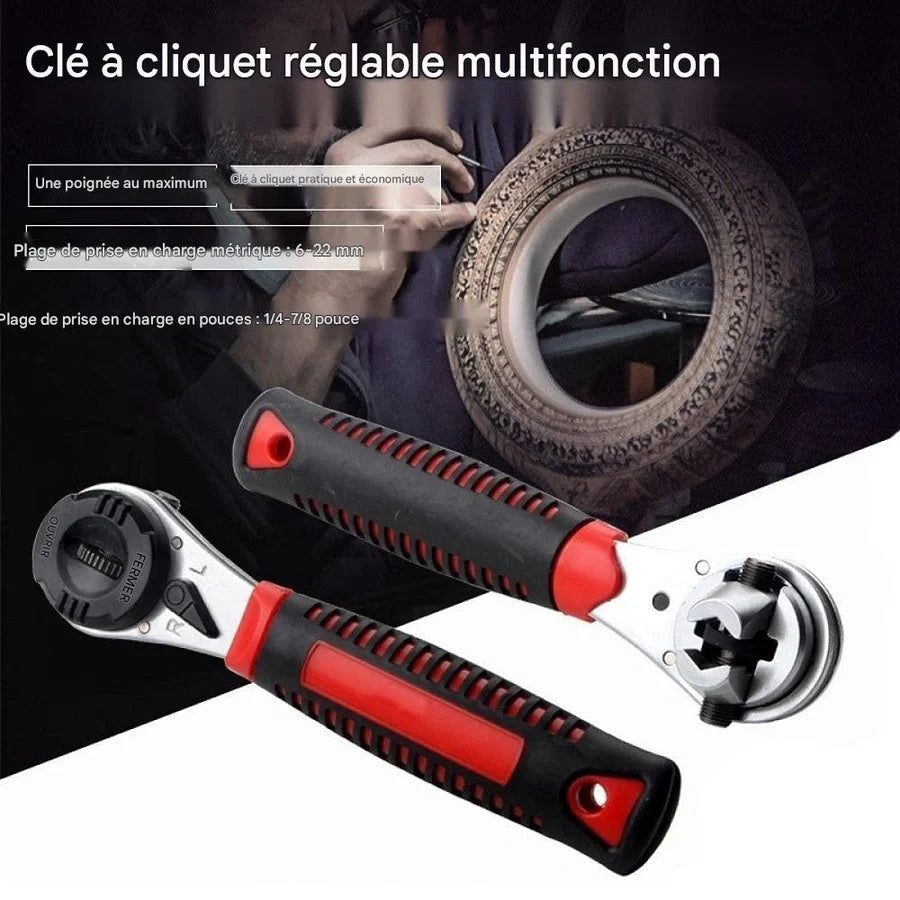 🔧 CliquetPro™ – La clé qui fait tout, sans effort ! 🛠️