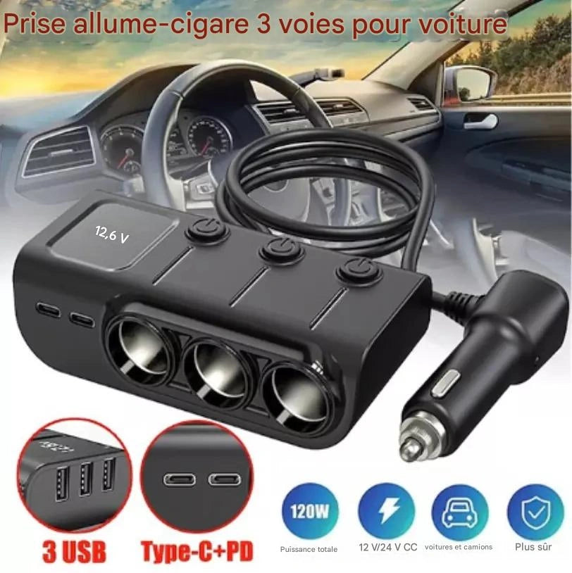 🚗 PowerRoute™ – Ne laissez plus une batterie vide vous mettre en danger !