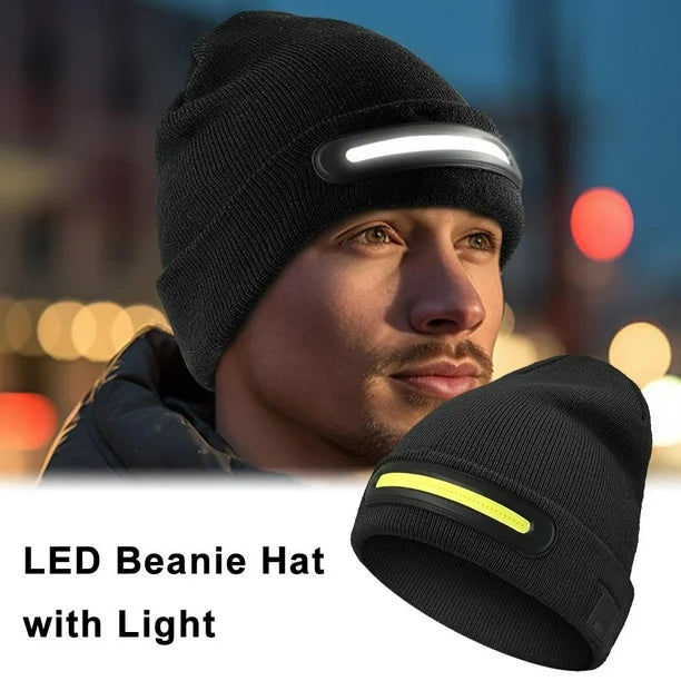 LumiHat™ – Le bonnet LED qui illumine vos nuits.