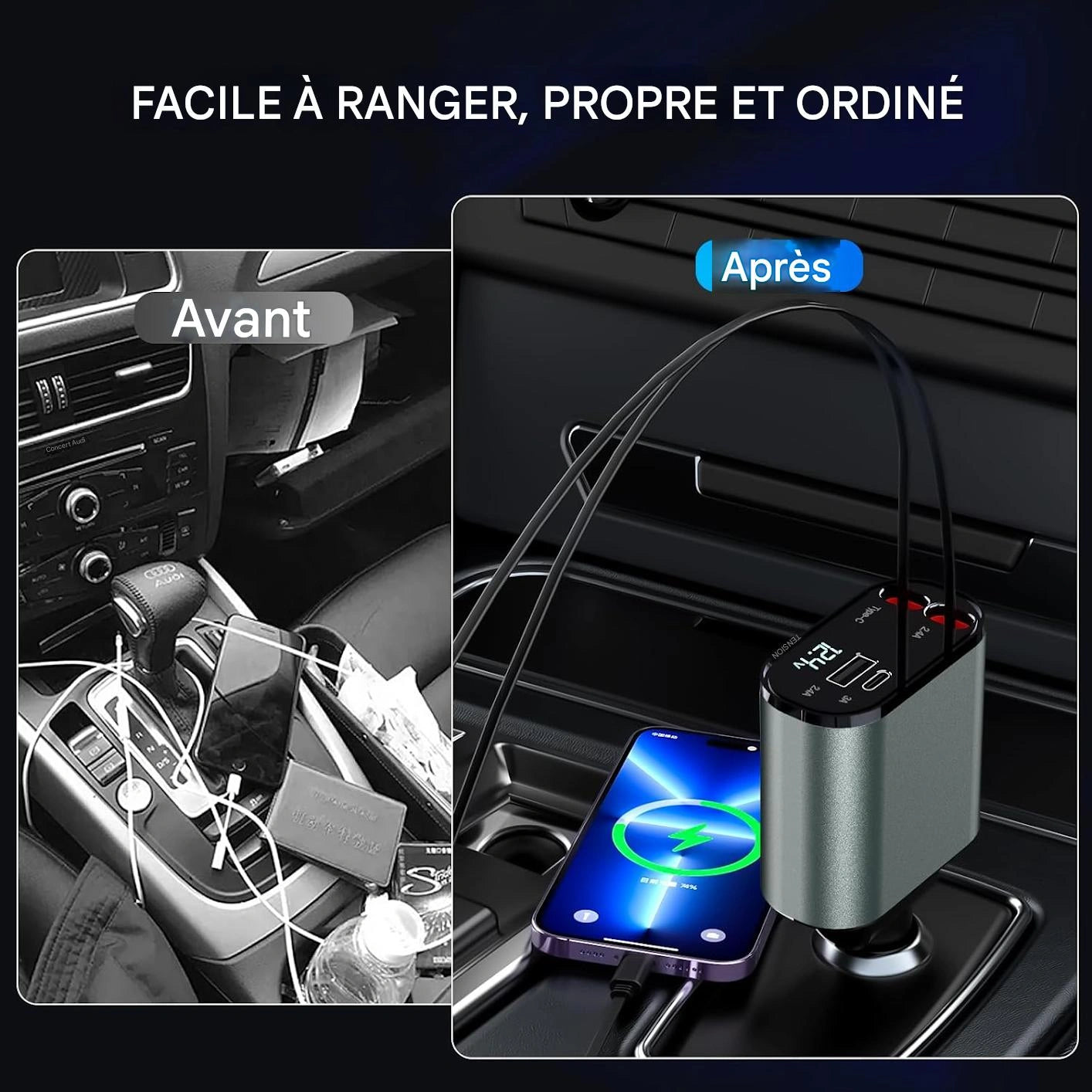 ChargeFlex™ – Rechargez sans chaos, conduisez en paix.
