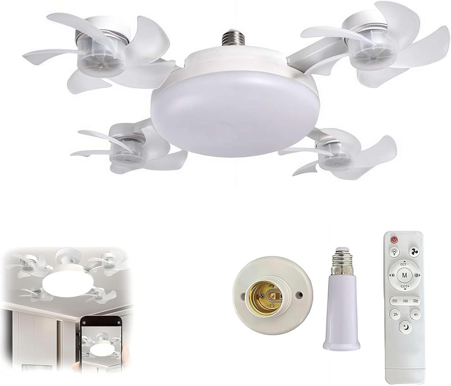 BriseLux™ — Ventilateur-Lampe Intelligent