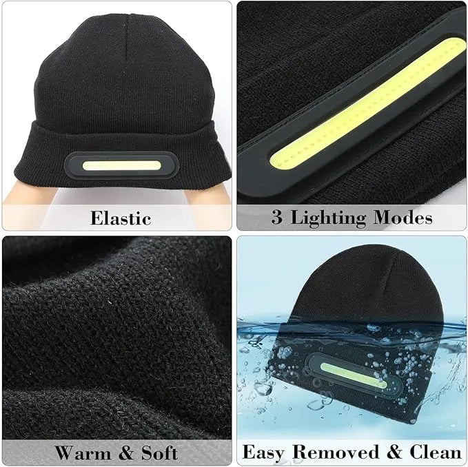 LumiHat™ – Le bonnet LED qui illumine vos nuits.