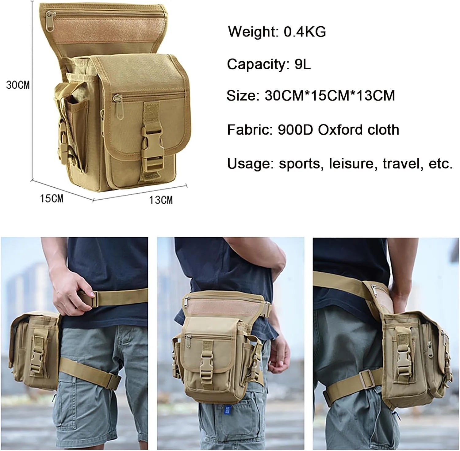 SacForce™ - Le sac banane militaire multifonction