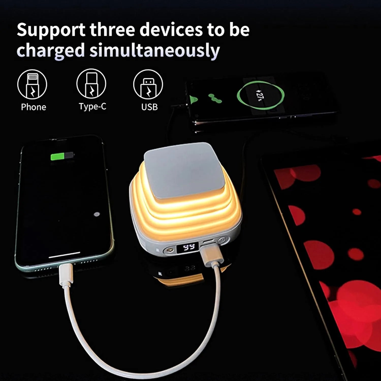 LumiCharge™: Le chargeur polyvalent tout-en-un