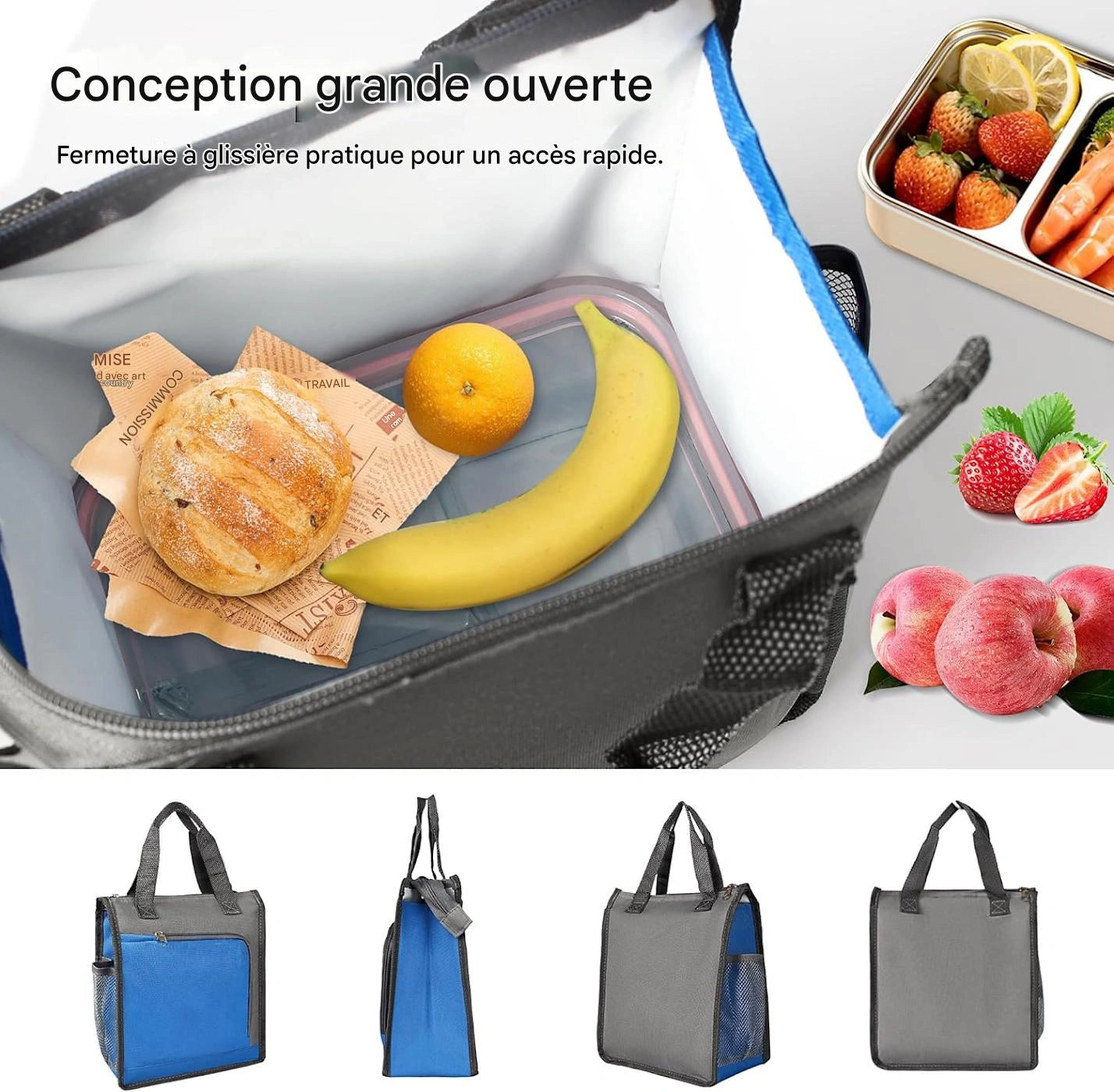 IsoSac™ – Le sac qui garde vos repas chauds plus longtemps !