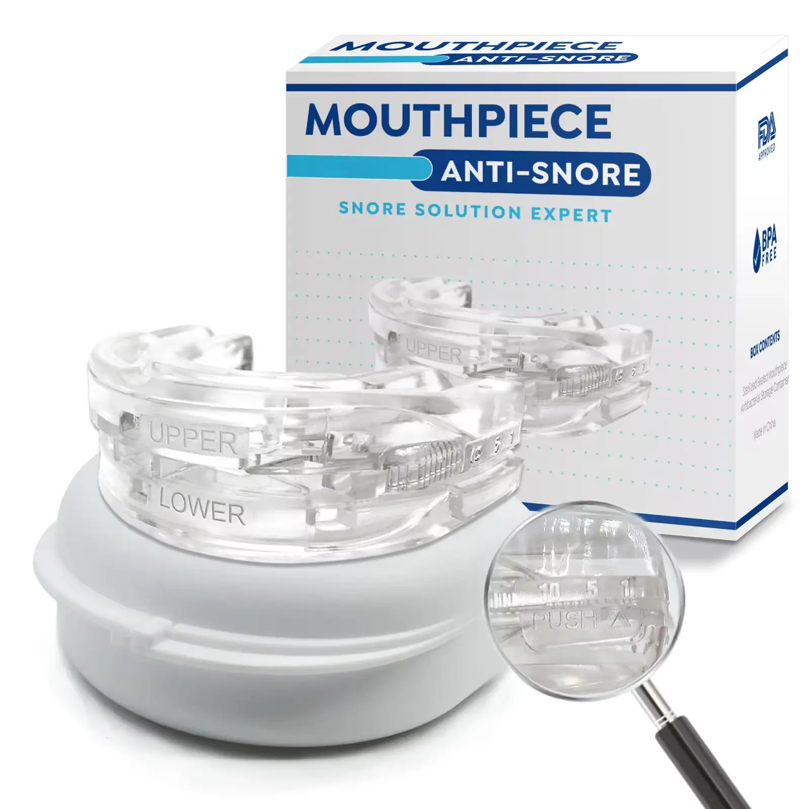 Siliconix™ – Protège-dents anti-ronflement et anti-grincement