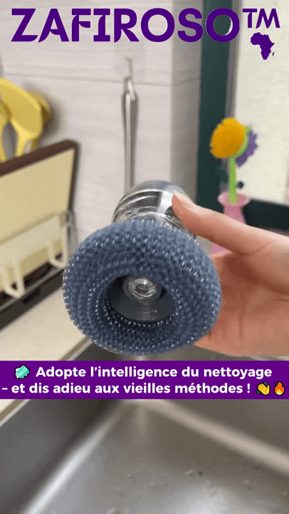 NettoyMatic™ – Brosse intelligente avec distributeur automatique
