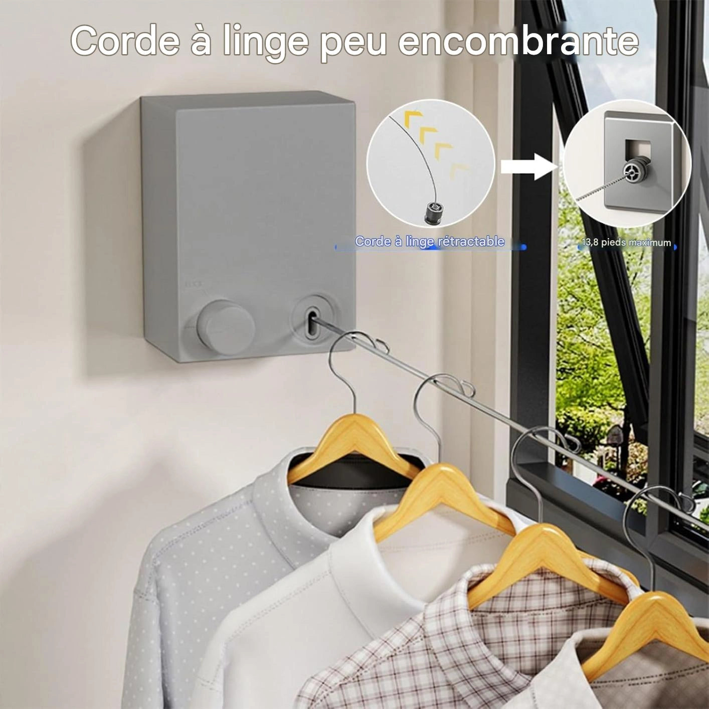 ÉtendFix™ – Séchage intelligent, sans encombrement