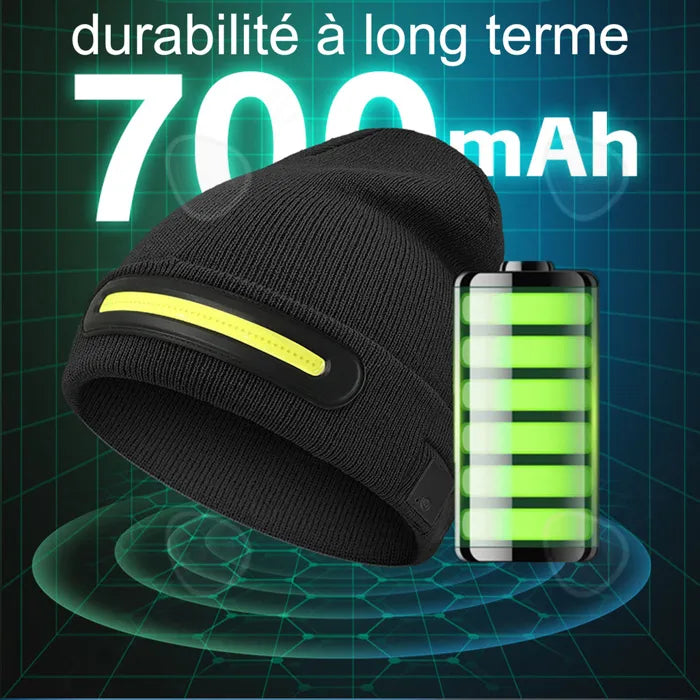 LumiHat™ – Le bonnet LED qui illumine vos nuits.