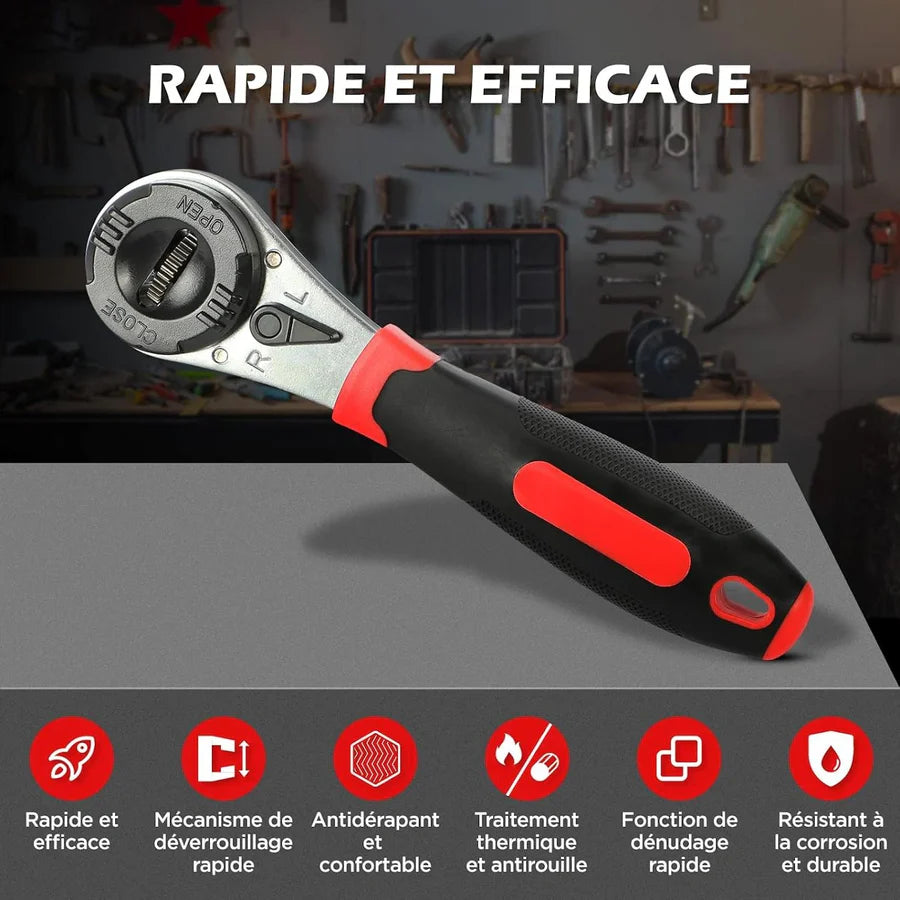 🔧 CliquetPro™ – La clé qui fait tout, sans effort ! 🛠️