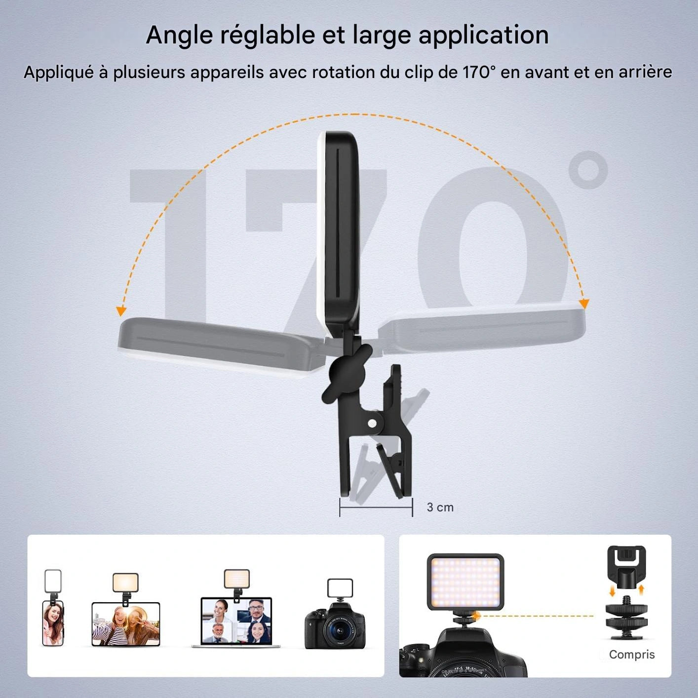 LumiClip™ – Illuminez votre succès, où que vous soyez !