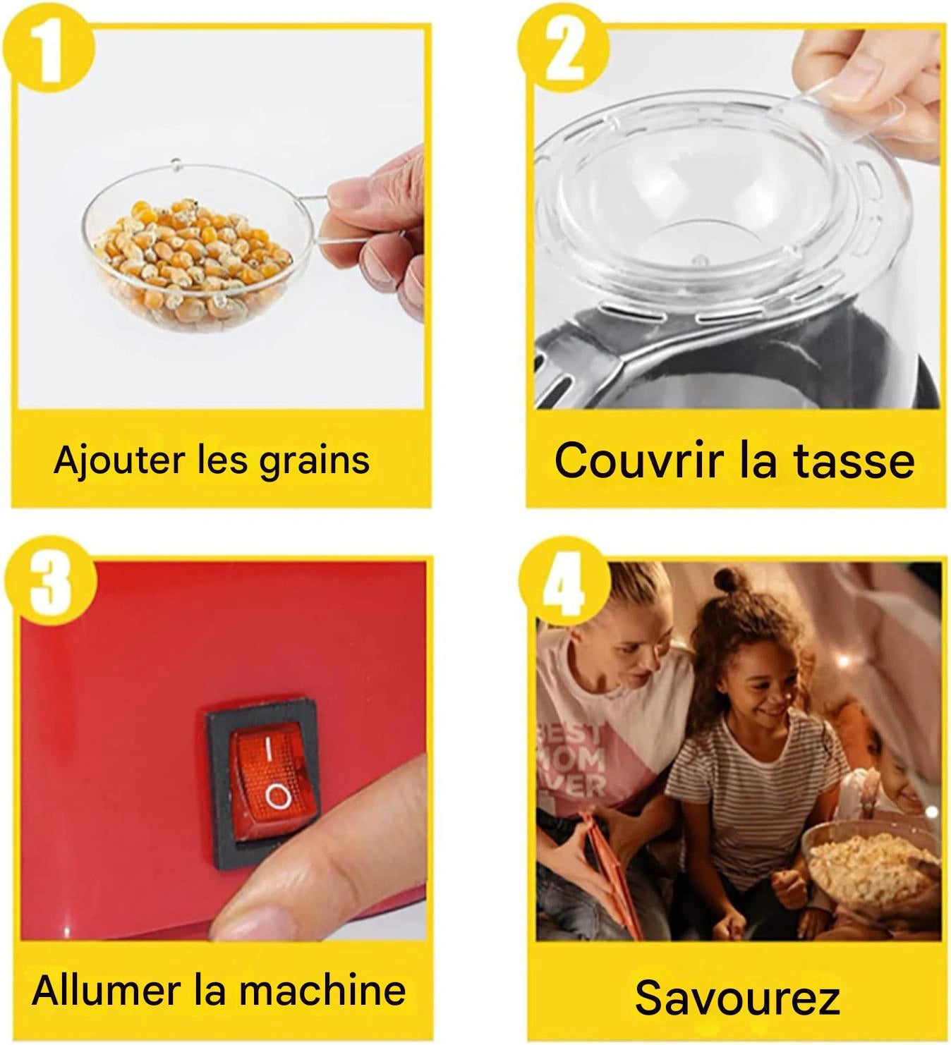 PopCrisp™ - Le plaisir du pop-corn maison en un instant !