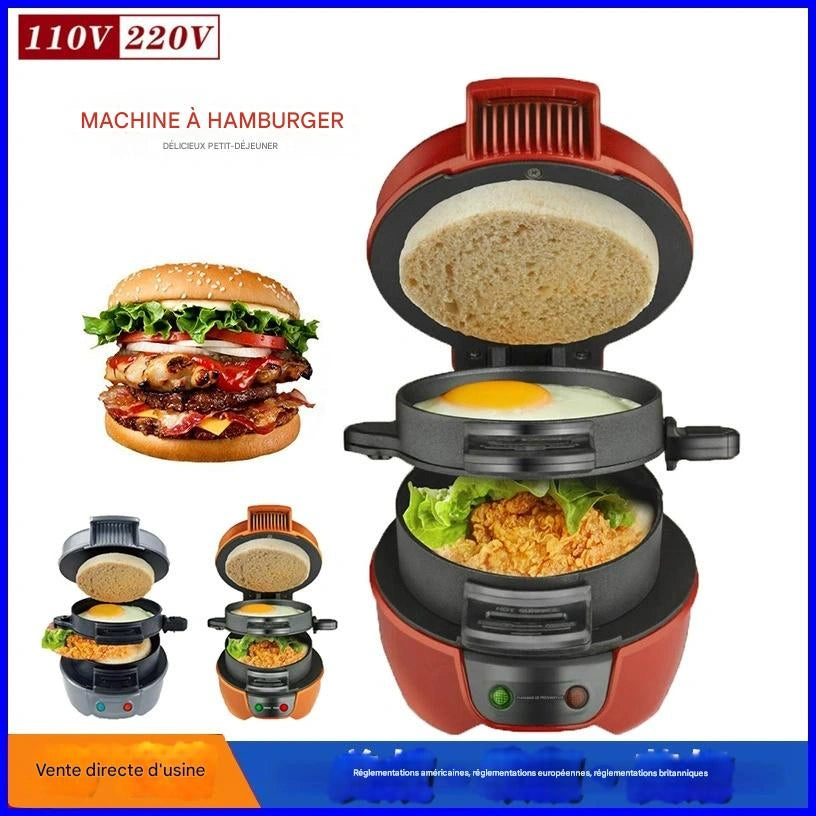 🍔 Burgerix™ – Préparez de délicieux burgers maison en 5 minutes, sans effort !
