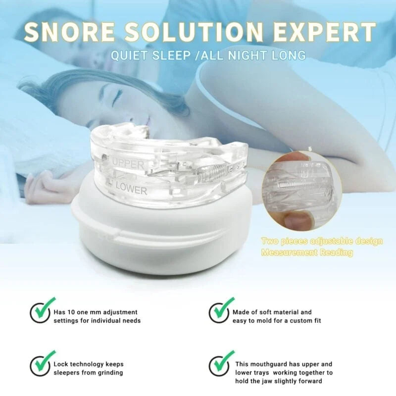 Siliconix™ – Protège-dents anti-ronflement et anti-grincement